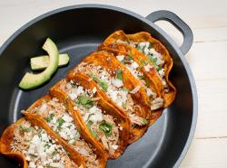 The image for DEMONSTRATION CHEF LISA'S, CAST IRON SKILLET ENCHILADAS & BANANA BREAD