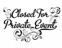 The image for CLOSED PRIVATE PARTY